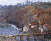 Claude Monet The Grande Creuse by the Bridge at Vervy Germany oil painting artist
